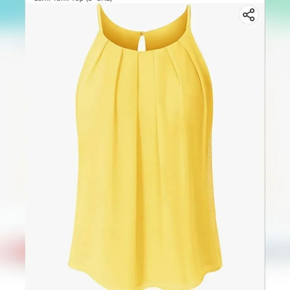 D.N.A COUTURE TAN TOP YELLOW FROM PAPAYA BLACK
